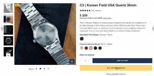 미국에서 만든 한국전쟁 기념 시계.jpg