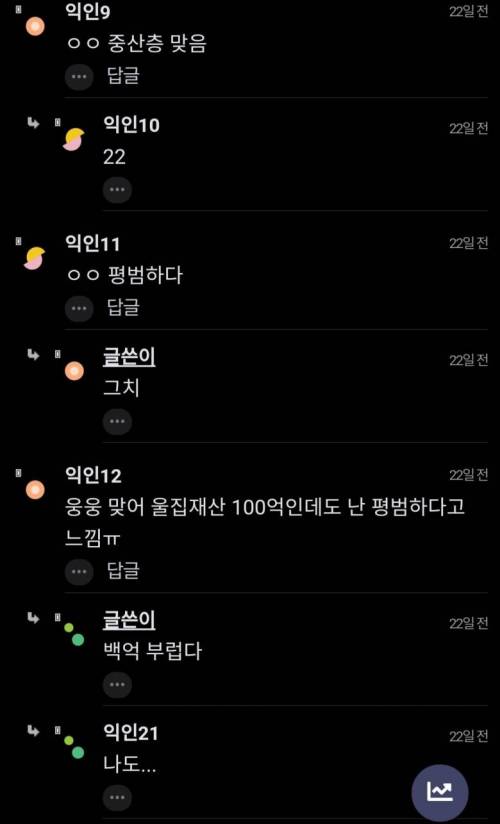 현금 10억원도 중산층인건 팩트 아님?