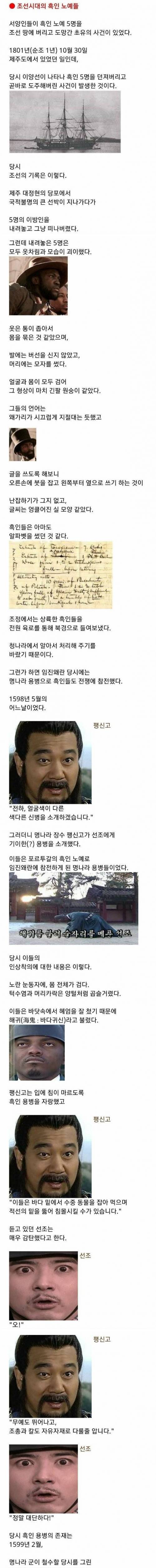 [스압] 조선시대 기록에 등장하는 흑인.jpg