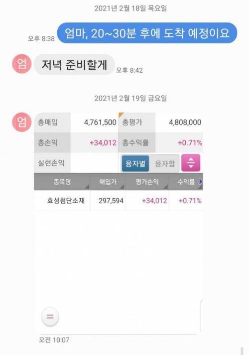 [스압] 엄마 적금 해약시키고 주식 올인한 주갤러.jpg
