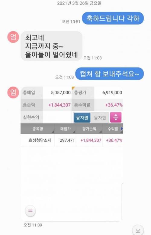 [스압] 엄마 적금 해약시키고 주식 올인한 주갤러.jpg