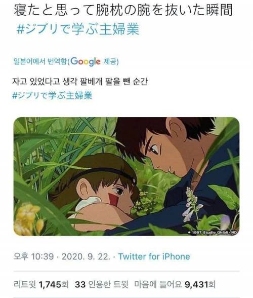 [스압] 지브리 짤로 보는 일본 주부들의 삶.jpg