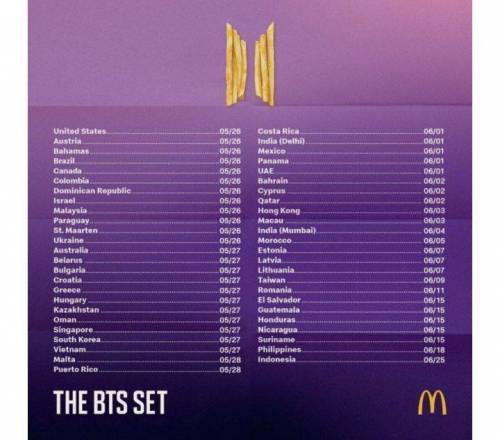 전 세계에 한글 박힌 디자인으로 출시되는 맥도날드 BTS 세트 소스.jpg