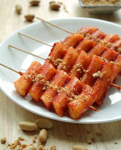 [스압] 외국에서 만들어먹는 떡볶이 떡꼬치 비쥬얼