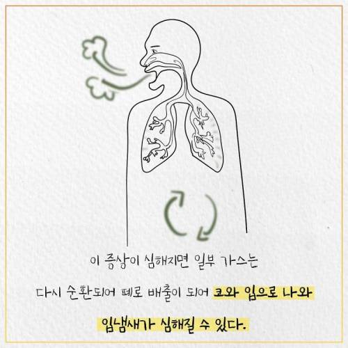 방귀 계속 참으면 입으로 나온다..jpg
