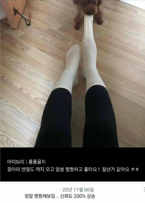 신뢰도 200% 상승하는 양말 후기.jpg