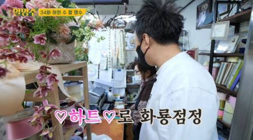 [스압] 박명수가 오랜만에 만난 정준하에게 선물한 꽃의 꽃말