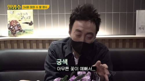 [스압] 박명수가 오랜만에 만난 정준하에게 선물한 꽃의 꽃말