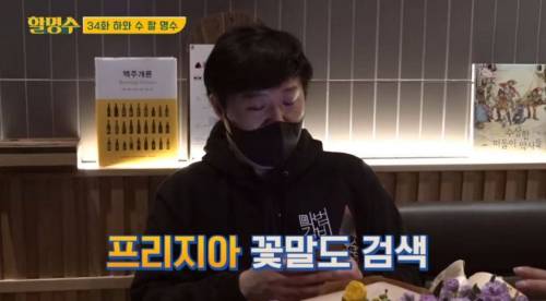 [스압] 박명수가 오랜만에 만난 정준하에게 선물한 꽃의 꽃말