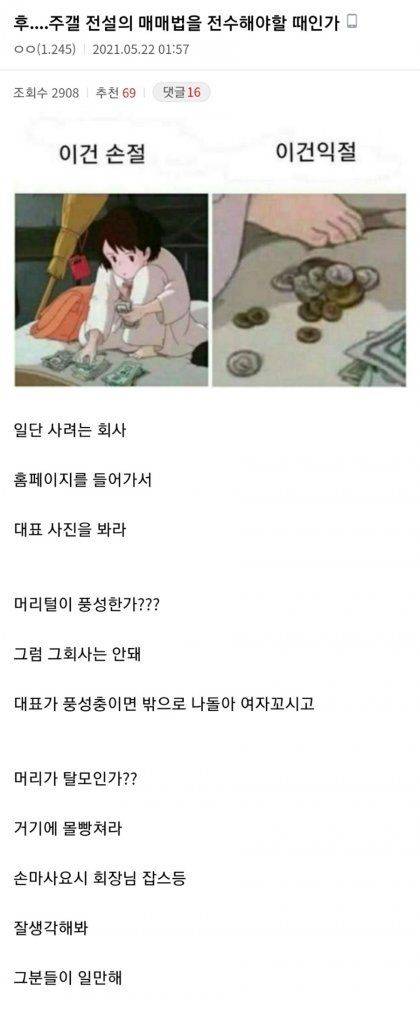 주갤롬 전설의 매매법 .jpg