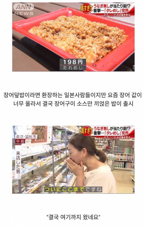 장어덮밥에 환장한 일본의 대처능력.jpg