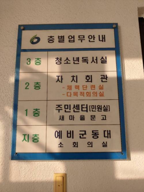 [스압] 요즘 주민센터 내부 시설.jpg