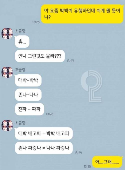 요즘 초딩들 인싸 용어 근황.jpg