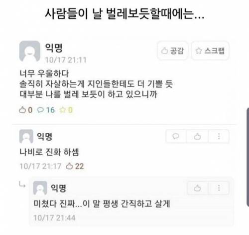사람들 날 벌레보듯할때.jpg