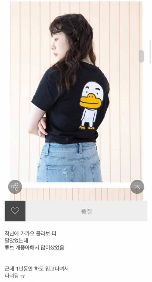 [스압] 광기 가득한 카카오 반팔티.jpg