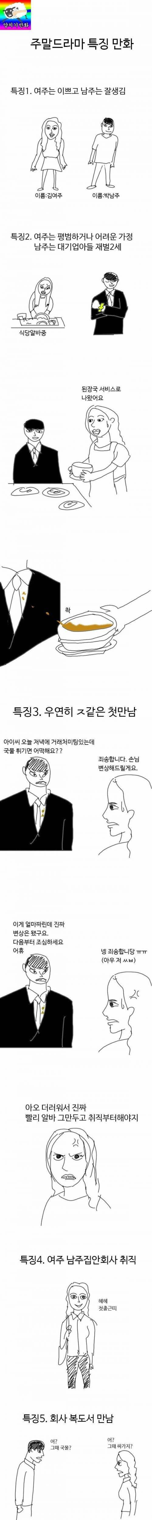 [스압] 주말드라마 특징 만화.jpg