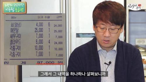 [스압] 노량진 수산시장 이용팁 알려주다가 호갱당한 유튜버