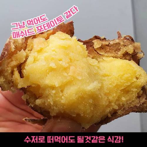 [스압] 7월에만 먹을 수 있다는 카스테라 식감의 홍감자.jpg