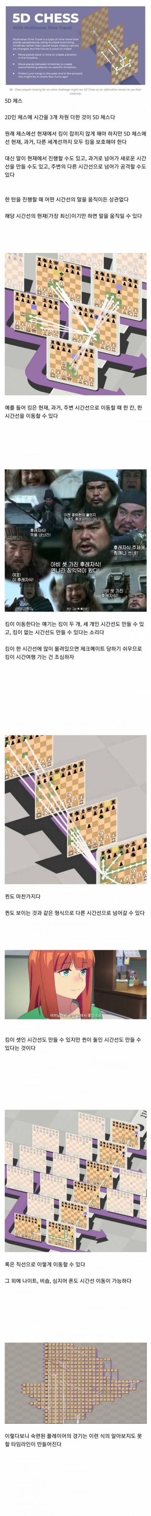 [스압] 5D 체스 규칙