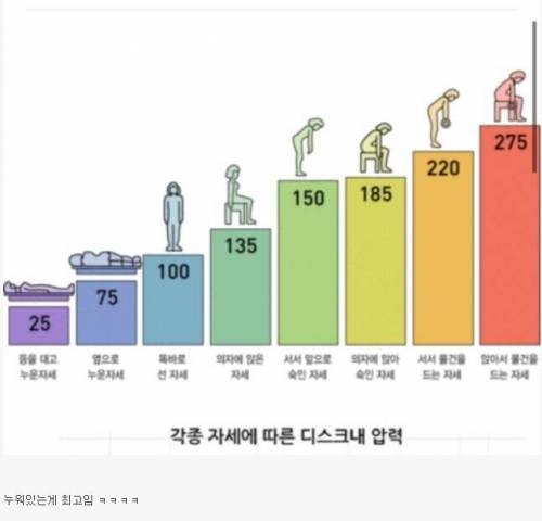 각종 자세에 따른 디스크 내 압력.jpg