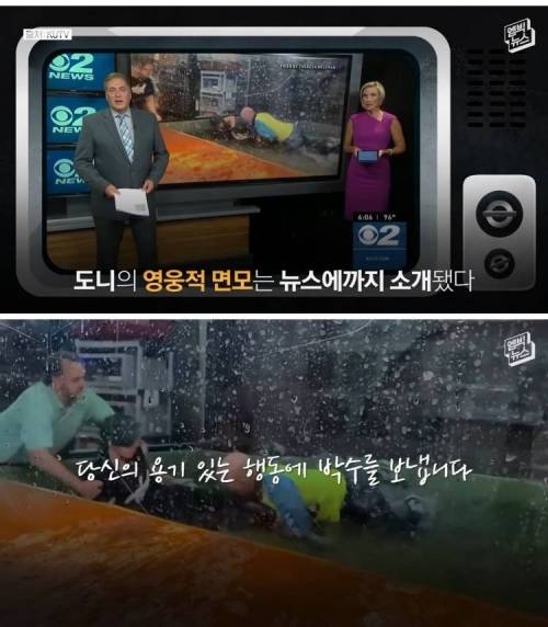 [스압] 애들 앞에서 악어가 덤벼들자 우리 속으로 날아든 남자.jpg