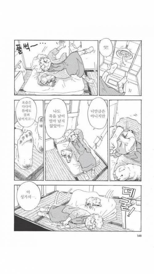 [스압] 욕쟁이 할머니가 죽어가는 강아지 주워오는.manhwa