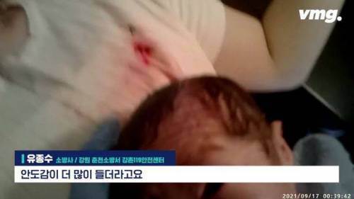 [스압] 고속도로 터널 안에서 숨 안쉬는 아기가 태어난 긴급상황