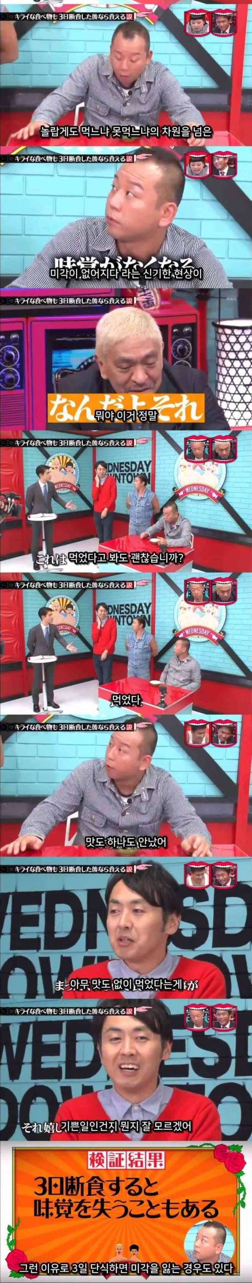 [스압] 싫어하는 음식도 3일 굶으면 먹을 수 있다?