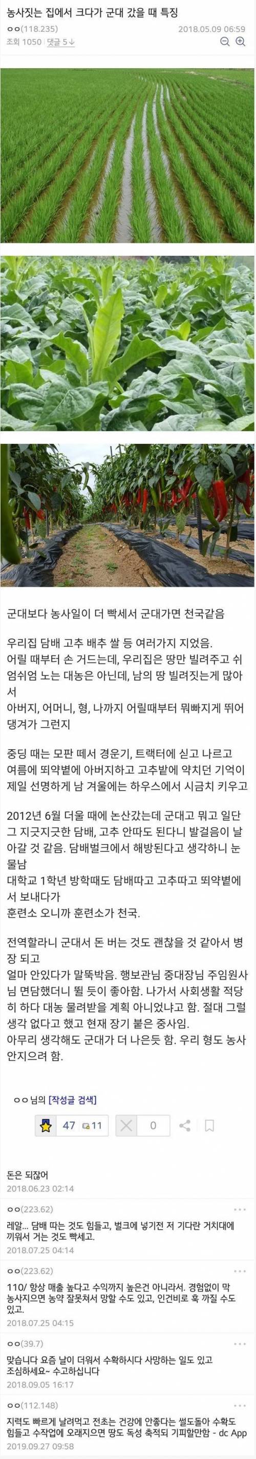 농사짓는 집에서 자라다가 군대가서 느낀 점.jpg