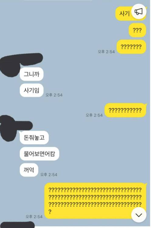 얘들아 나 사기당했어;;