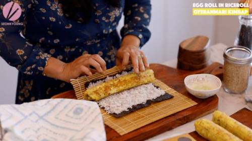 한국식인데 한국인들은 먹어본 적 없는 한국식 계란 김밥