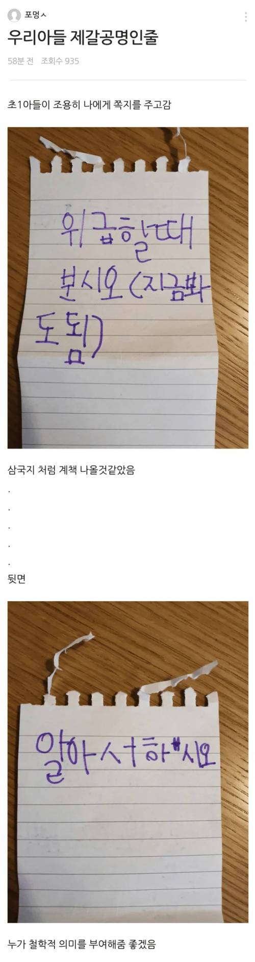 아들이 제갈공명인줄.jpg