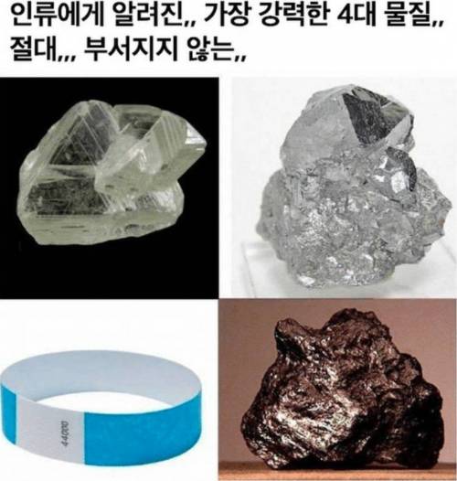 인류에게 알려진 가장 강력한 4대 물질