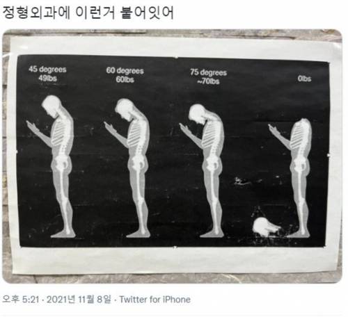 정형외과에 붙어있던 그림