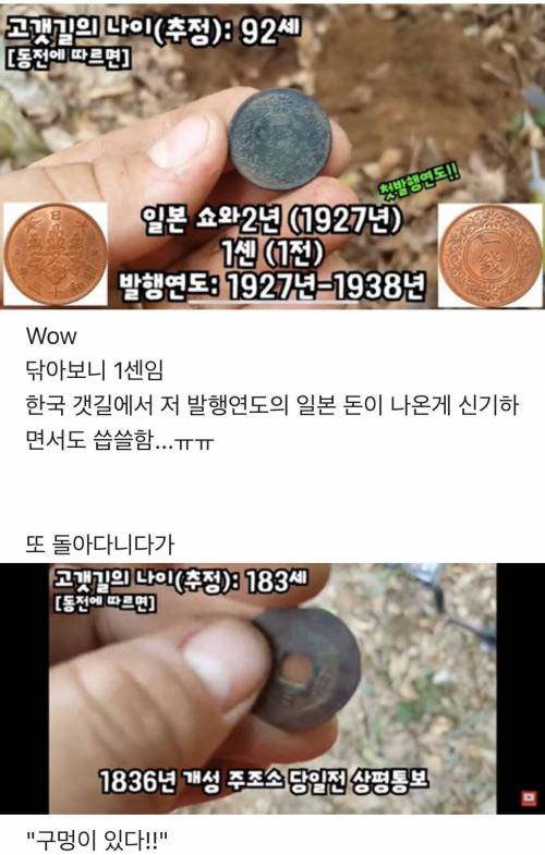 ???:땅을 파봐라 10원짜리 하나 나오나