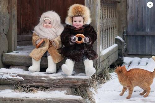[스압] 방한복 입은 러시아 아기들.jpg