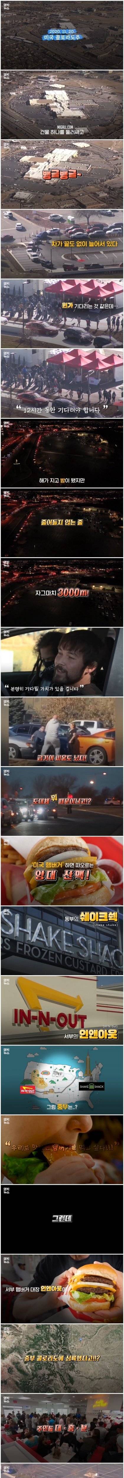 [스압] 미국 인앤아웃 햄버거 대란