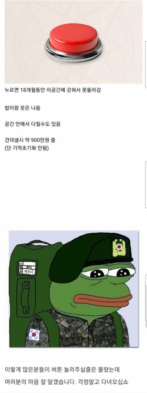 900만원 나오는 18개월 버튼