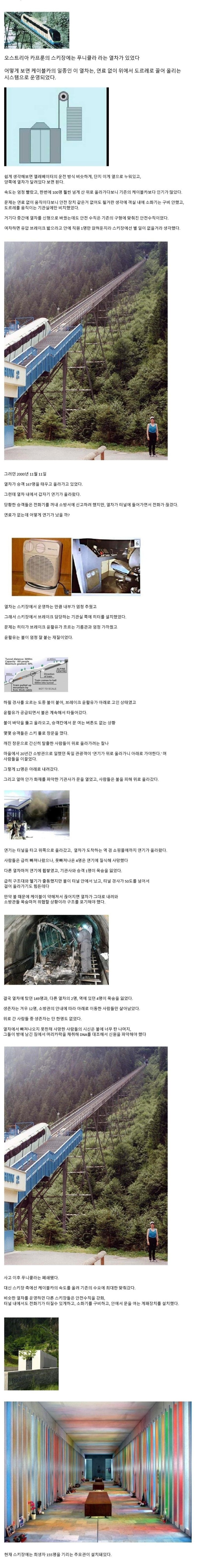 스키장에 놀러간 155명이 사망한 사건