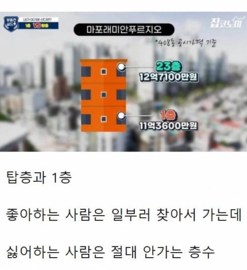 [스압] 아파트에서 가장 호불호 갈린다는 층수들.jpg