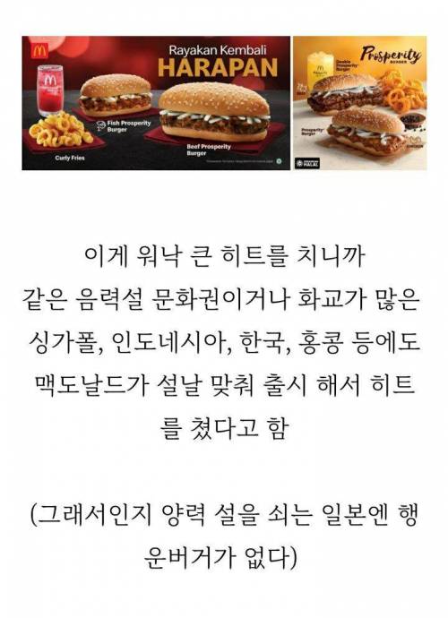 [스압] 맥도날드 행운버거의 정체