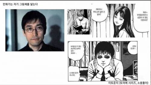 만화가는 자기 그림체를 닮는다