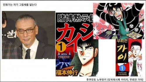 만화가는 자기 그림체를 닮는다