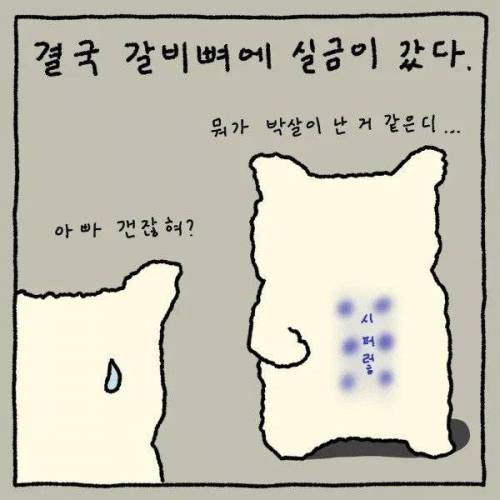 딸에게 안마 효도 받는 아빠.manhwa