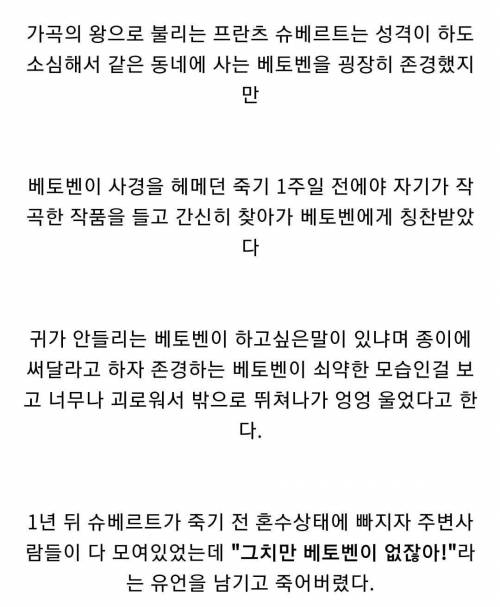 음악 역사에 한 획을 그은 전설적인 천재지만 성격이 너무 소심했던 작곡가