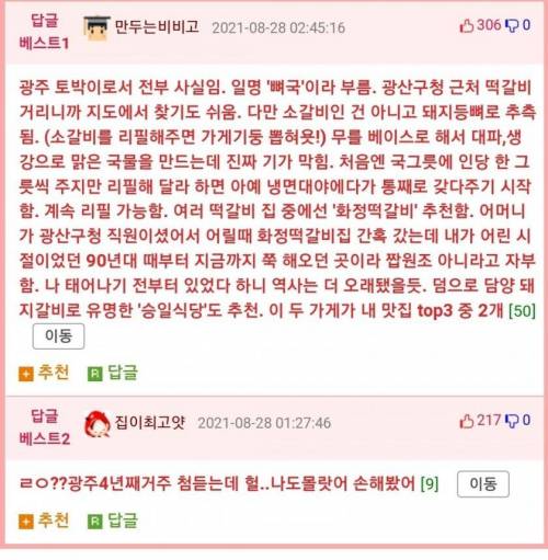 광주 떡갈비는 다른 지역하고는 좀 다름.jpg