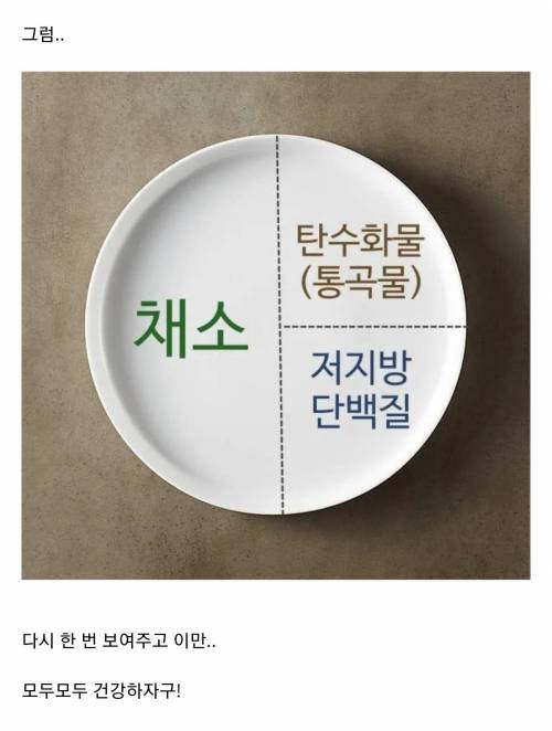 [스압] 외국에서 당뇨예방+당뇨환자들에게 권장하는 원 플레이트