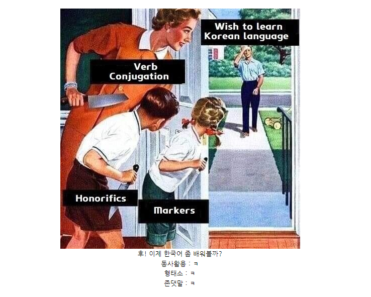 외국인들의 한국어 밈