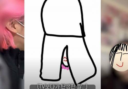 곽윤기 뒤돌아보는 짤 그린 원작자 만남