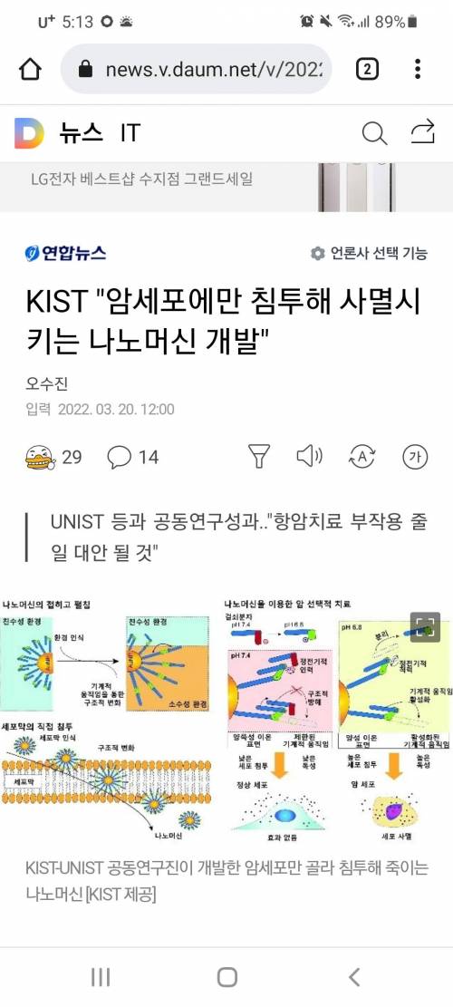 kist의 나노머신 신기술